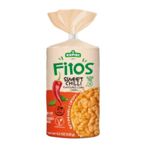 KUPIEC CORN CAKES FITOS SWEET CHILLI FLAVORED 120 GRMS