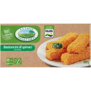 I LA VALLE DEGLI ORTI BASTONCINI SPINACI 300 GRMS