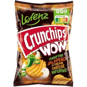 LORENZ CRUNCHIPS JALAPENO 110 grms
