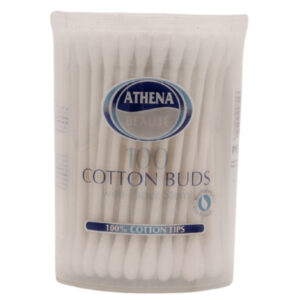 ATHENA COTTON BUDS PAPER STEM TUB 100 pcs.