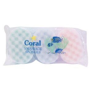 I CORAL MASSAGE SPONGE 3 PCS.