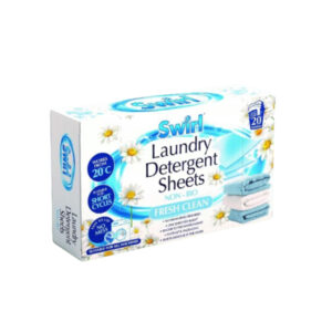 I SWIRL LAUNDRY DETERGENT SHEETS FRESH CLEAN 20 PCS.