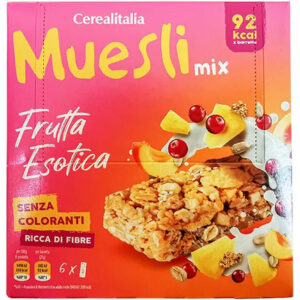 I CEREALI ITALIA BARRETTE  MUESLI E FRUTTA ESOTICA 6 PCS.