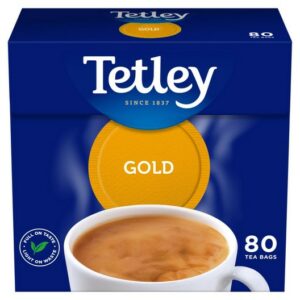 TETLEY GOLD BREW TEA BAGS 80X