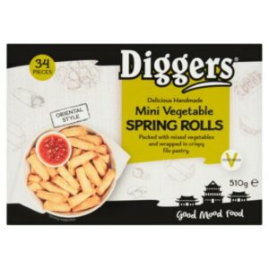 DIGGERS MINI VEG SPRING ROLL 510 GRMS