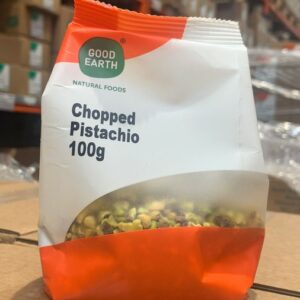 GOOD EARTH PISTACHIOS RAW CHOPPED 100 GRMS