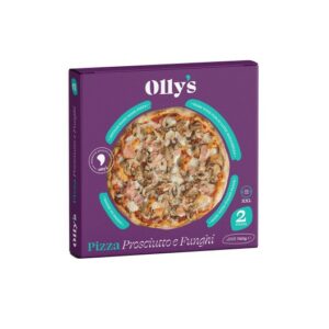 OLLYS PREMIUM EATS PIZZA PROSCIUTTO E FUNGHI 2X780 GRMS