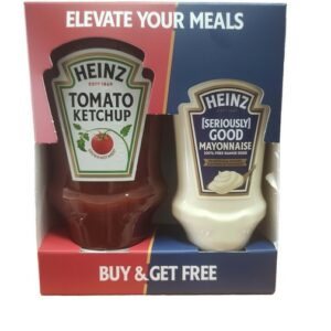 HEINZ SPECIAL OFFER PACK-KETCHUP + FREE MAYO
