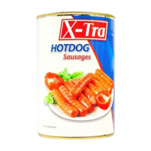 X TRA HOT DOG SAUSAGES 400 grms