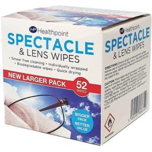 I HEALTHPOINT SPECTACLE WIPES 52 PCS.