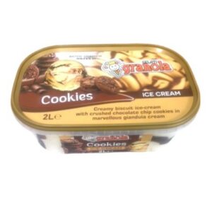 GELATI GRANOLA COOKIES 2 LTR
