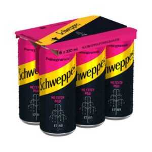 SCHWEPPES POMEGRANATE CAN PK 6X330 ML