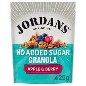 JORDANS NO ADDED SUGAR APPLE & BERRY GRANOLA 425 GRMS