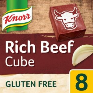 KNORR RICH BEEF CUBES X 8 80 GRMS