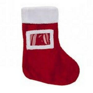 I XMAS STOCKING PLUSH PHOTO 20" 1 PCS.