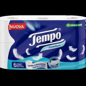 TEMPO TOILET PAPER CLASSIC MAXI BY 6