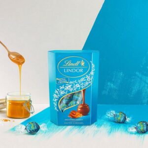 LINDT LINDOR SALTED CARAMEL BALLS 200 GRMS