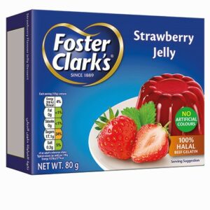 FOSTER CLARKS JELLY STRAWBERRY 80 GRMS