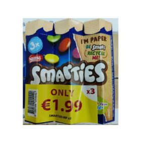 NESTLE SMARTIES MP €1.99 3X34 GRMS