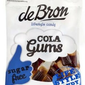 DE BRON COLA GUMS SUGAR FREE 100 GRMS
