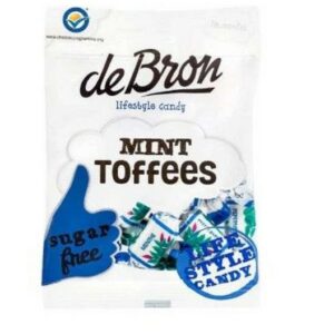 DE BRON MINT TOFFEE SUGAR FREE 90 GRMS