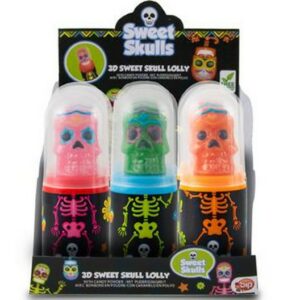 SWEET SKULLS HALLOWEEN 3D LOLLIPOP  40 GRMS