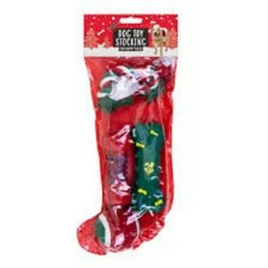 XMAS STOCKING DOG TOYS 1 PCS.