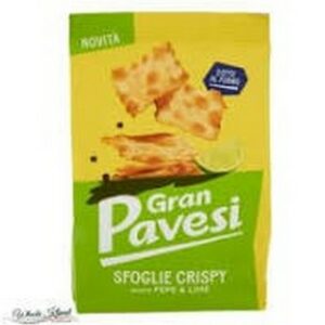 PAVESI SFOGLINE LIME E PEPE 150 GRMS