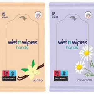 WET N WIPES MULTIPACK BY 15 4X