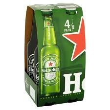 HEINEKEN BEER ZERO BTLS PACK 4X330 ML