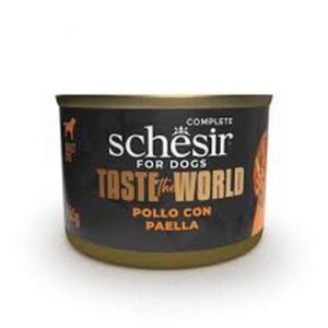 SCHESIR TASTE THE WORLD DOG CHICKEN/PAELLA 150 GRMS