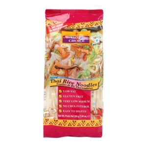 THAI CHOICE RICE NOODLES 'THICK' 200 GRMS