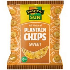 TROPICAL SUN PLANTAIN CHIPS PACKETS SW 70 GRMS