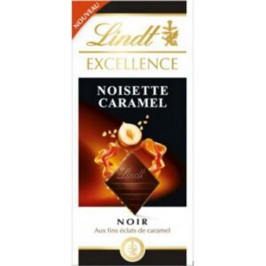 LINDT CARAMELISED HAZELNUT 100 GRMS