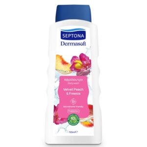 SEPTONA DERMASOFT SHOWERGEL PEACH & FREESIA 750 ML