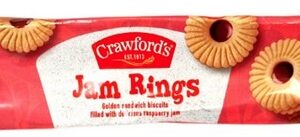MCVITIES JAM RINGS 125 GRMS