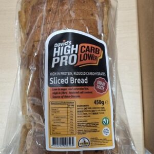 DAVIDS BAKERY HIGH PROTEIN, CARB LOWER SLICED BREAD 450 GRMS