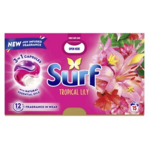SURF CAPSULES-TROPICAL (15 WASH)