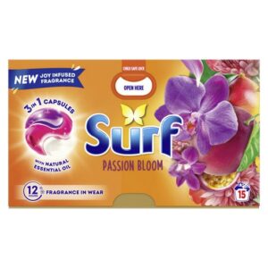 SURF CAPSULES-PASSION BLOOM (15 WASH)