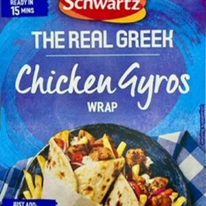 SCHWARTZ THE REAL GREEK CHICKEN GYROS WRAP 20 GRMS