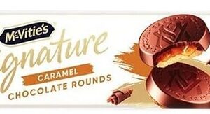 MCVITIES CARAMEL CHOCOLATE ROUNDS 109 GRMS