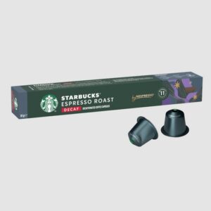 STARBUCKS DECAF ESPRESSO ROAST X 10PODS 57 GRMS