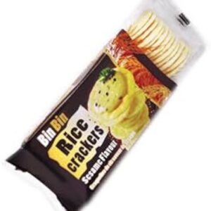 BIN BIN THIN RICE CRACKERS SESAME 100 KG