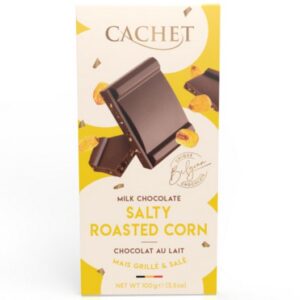 CACHET MILK CHOCOLATE 31% WITH SALTY ROASTED CORN 100 GRMS