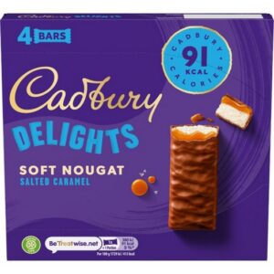 CADBURY DELIGHTS SALTED CARAMEL UK X 4 88 GRMS