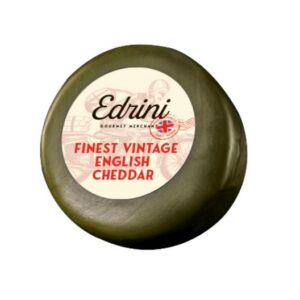 EDRINI WAXED FINEST UK VINTAGE CHEDDAR 200 GRMS