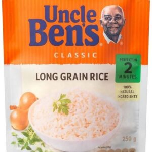 UNCLE BENS LONG GRAIN 250 GRMS