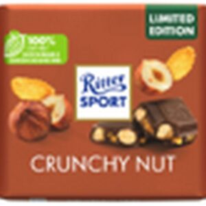 RITTER SPORT CRUNCHY NUT 100 GRMS
