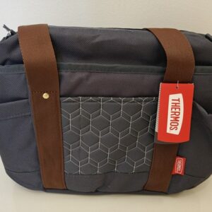 THERMOS COOLER ALTA PREMIUM LUNCH TOTE QUILTED NAVY