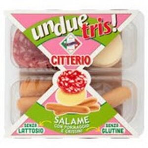 I CITTERIO UN DUE TRIS  SENZA GLUTINE/ LATTOSIO  SALAME 80 GRMS